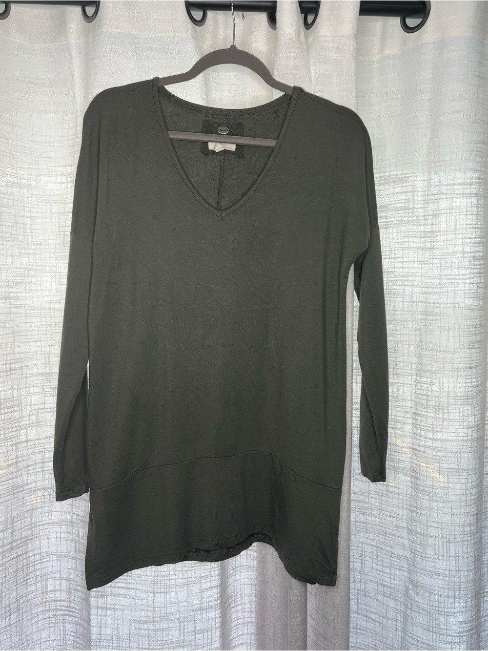 Cupio Greenish Gray Top